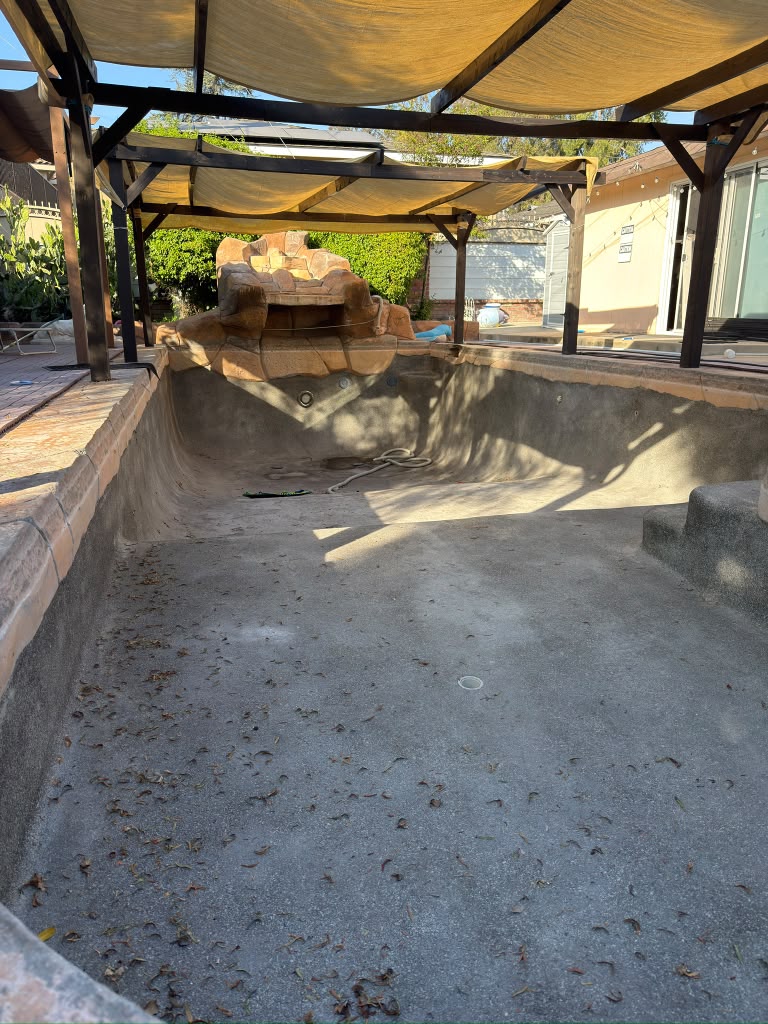 Whittier Pool Remodel before, photo 8